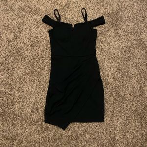 BCX Off-Shoulder Black Formal Dress